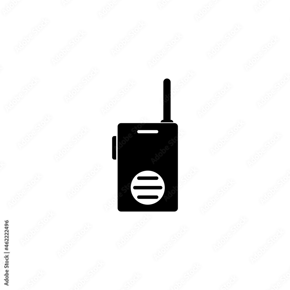 Walkie-talkie icon, stock vector, logo isolated on white background Walkie-talkie icon, stock vector, logo isolated on white background
