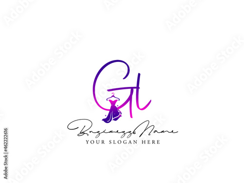 Fashion GL Logo, Modern gl g l Logo Letter Vector For Clothing, Apparel Fashion Dress Shop