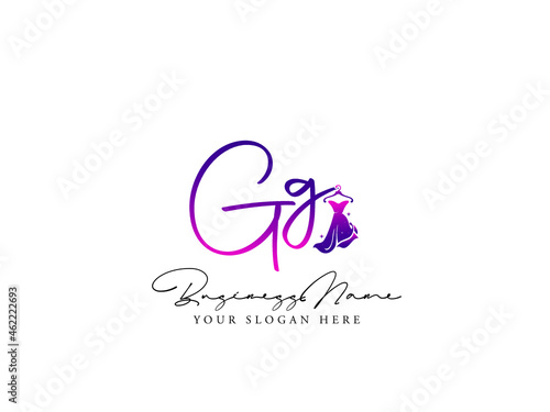 Fashion GG Logo, Modern gg g g Logo Letter Vector For Clothing, Apparel Fashion Dress Shop