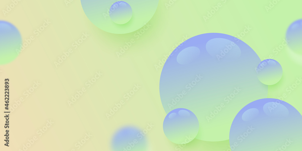 Abstract modern graphic element. Dynamical colored forms and waves. Gradient abstract banner with flowing liquid shapes. Template for the design of a website landing page or background