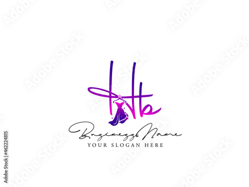 Fashion HB Logo, Modern hb h b Logo Letter Vector For Clothing, Apparel Fashion Dress Shop
