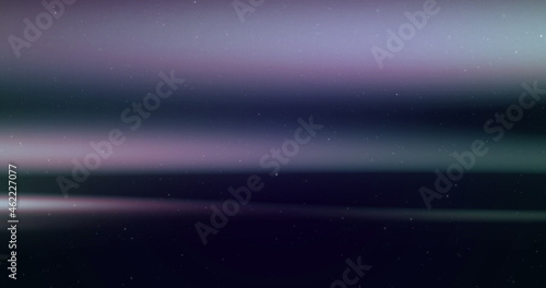 Image of moving northern lights over black background