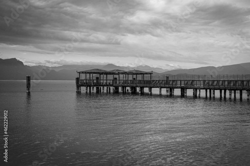 pier at sunset