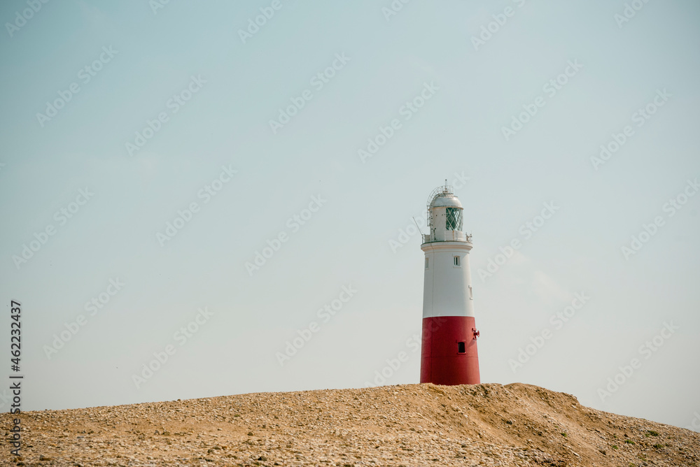 White and red lighthouse