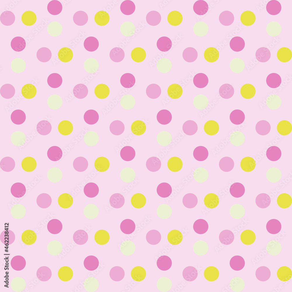 Pattern from dot's on light pink background. Modern graphic concept.