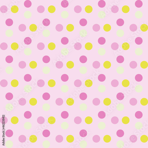 Pattern from dot's on light pink background. Modern graphic concept.