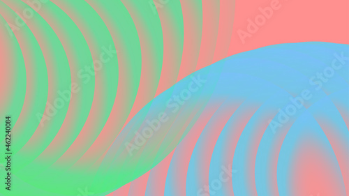 Sonar sound wave abstract colour
