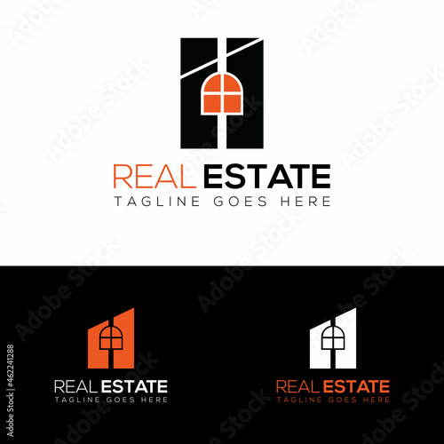 Real Estate Logo - Home Bulders Logo Template photo