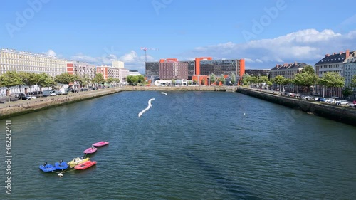 Le Havre Center Bassin du Commerce. Normandy, France.