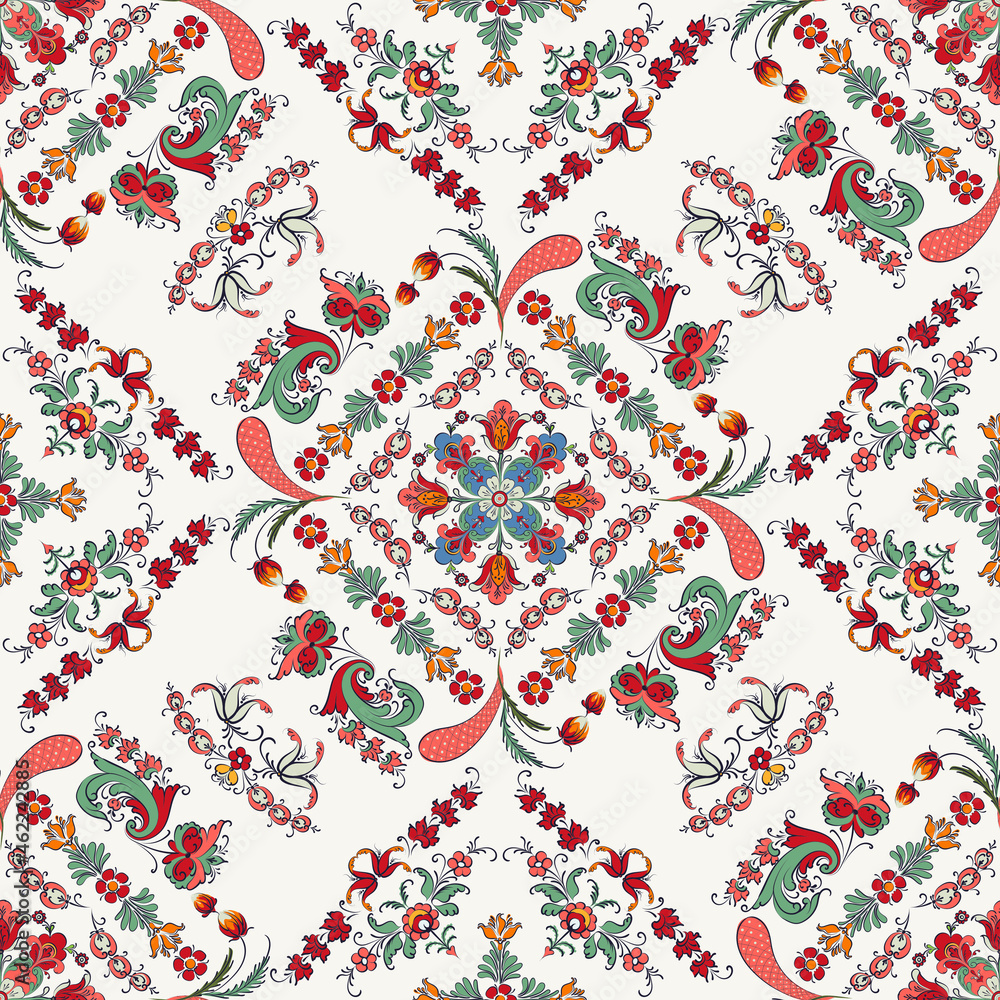Rosemaling vector pattern 6 Rosemaling vector pattern 6