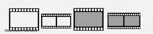 Film strip.Filmstreifen.Film strip icon.Video tape photo film strip frame vector.Vector illustration