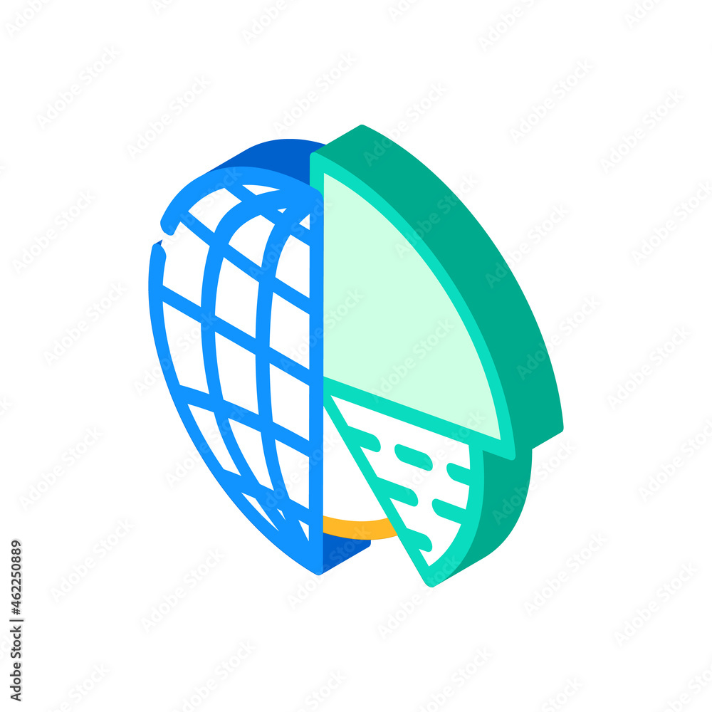 analytics globalization isometric icon vector. analytics globalization sign. isolated symbol illustration analytics globalization isometric icon vector. analytics globalization sign. isolated symbol illustration