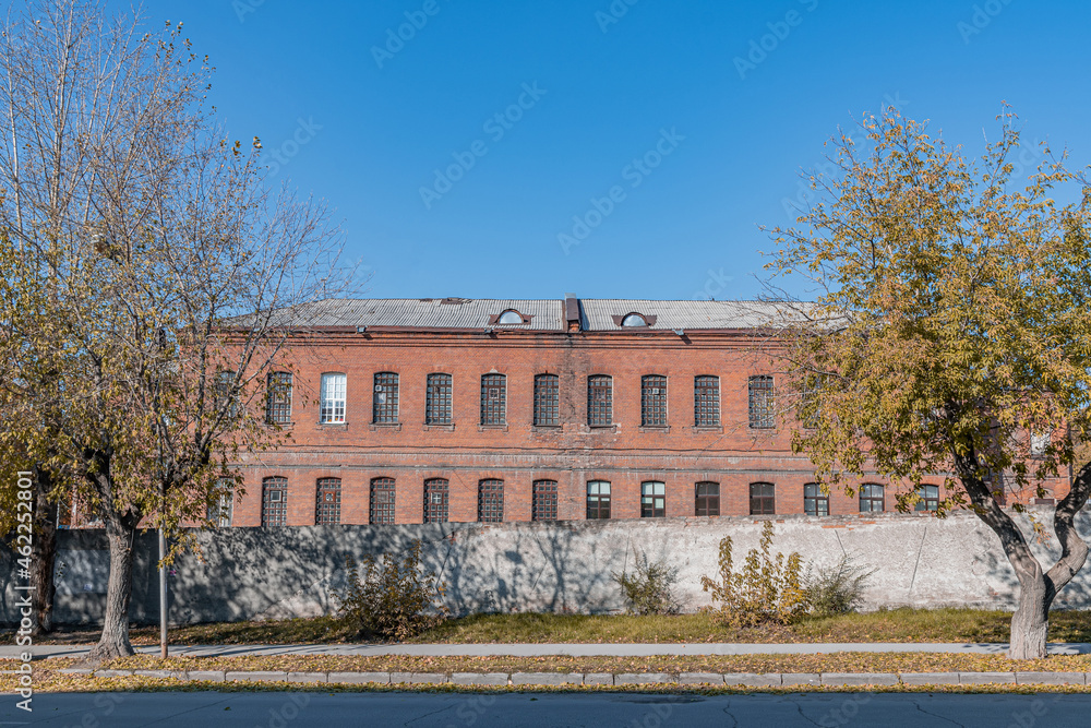 NOVOSIBIRSK, RUSSIA-09 October  2021: Psychiatric hospital No. 3, the city of Novosibirsk