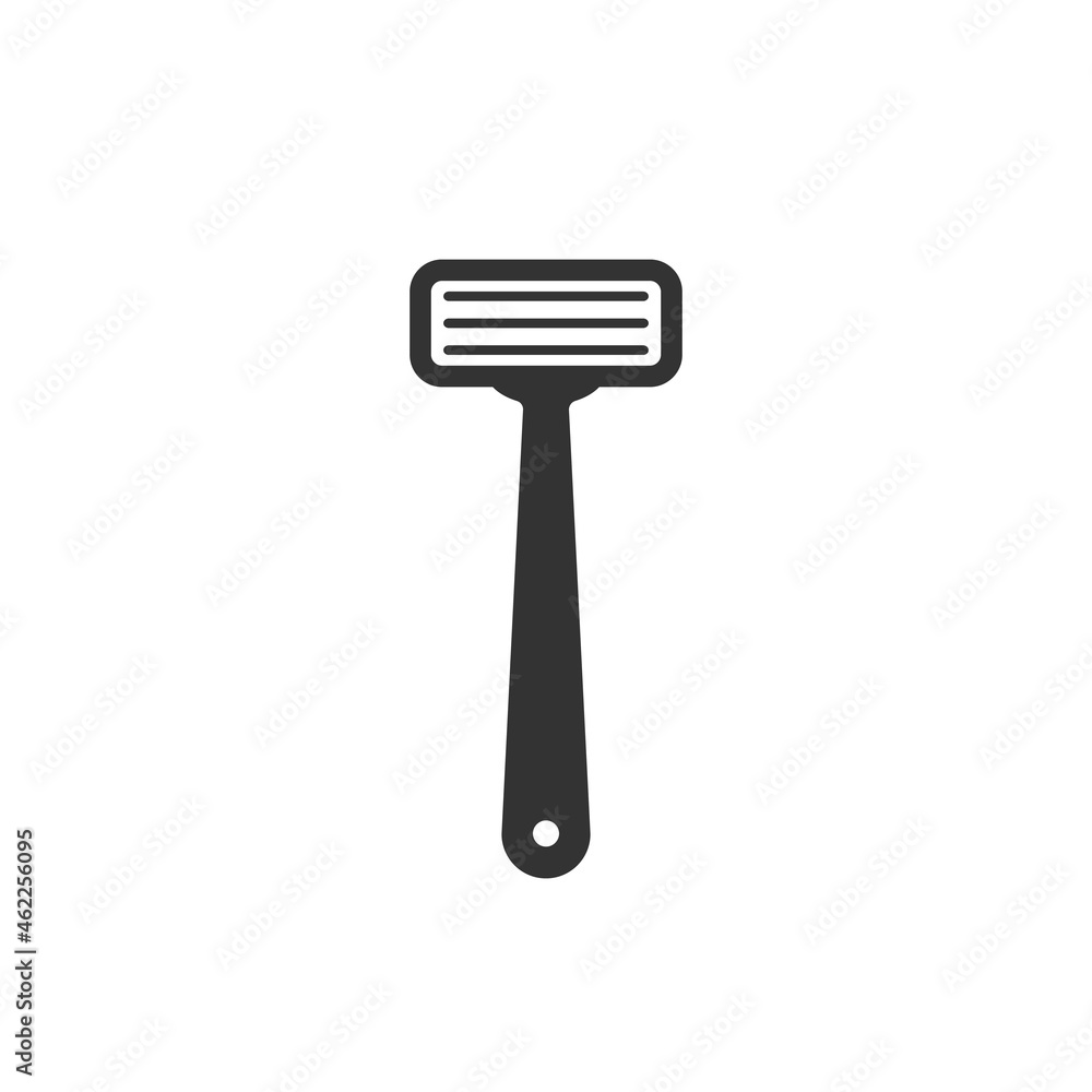 Safety razor icon in flat style. Vector Safety razor icon in flat style. Vector