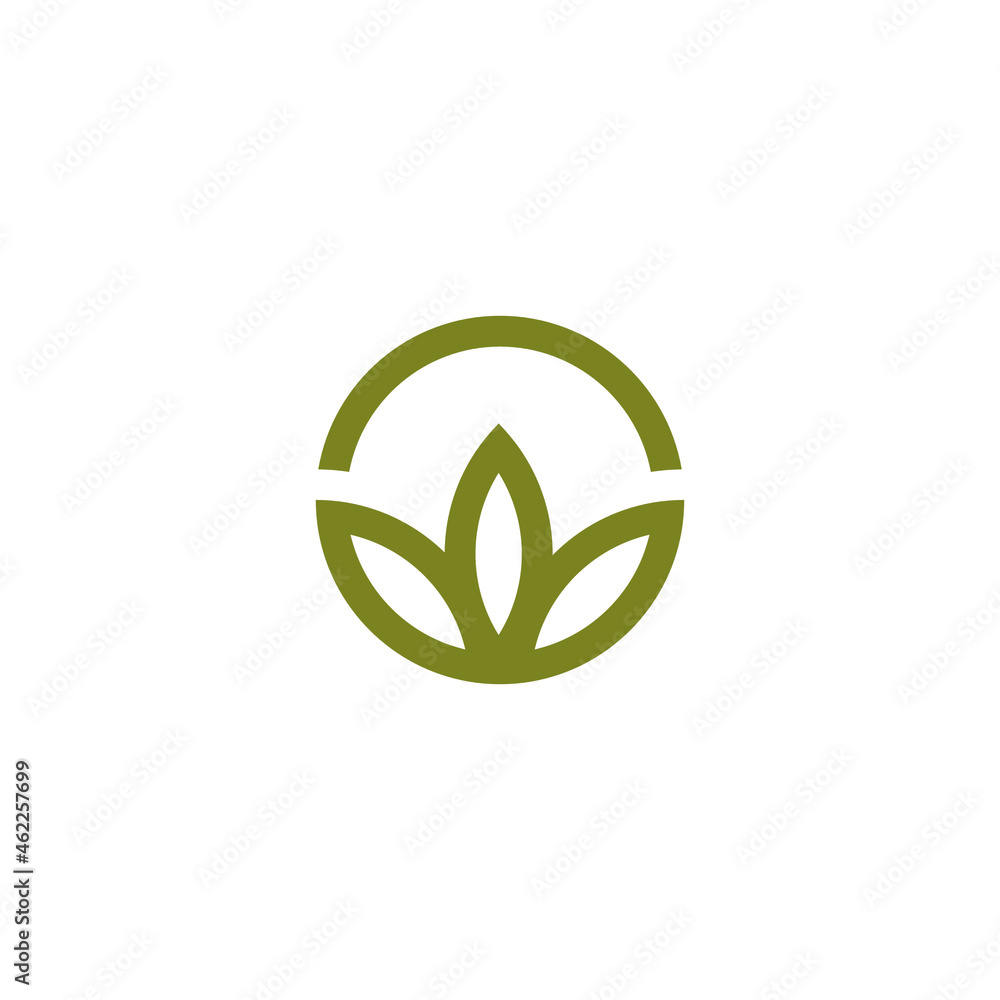 Nature Logo Design Concept. Tropical Plant. Minimal icon of abstract landscape. Elegant and Modern Vector Illustration Nature Logo Design Concept. Tropical Plant. Minimal icon of abstract landscape. Elegant and Modern Vector Illustration
