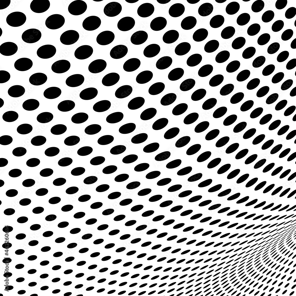 Abstract halftone wave dotted background Abstract halftone wave dotted background