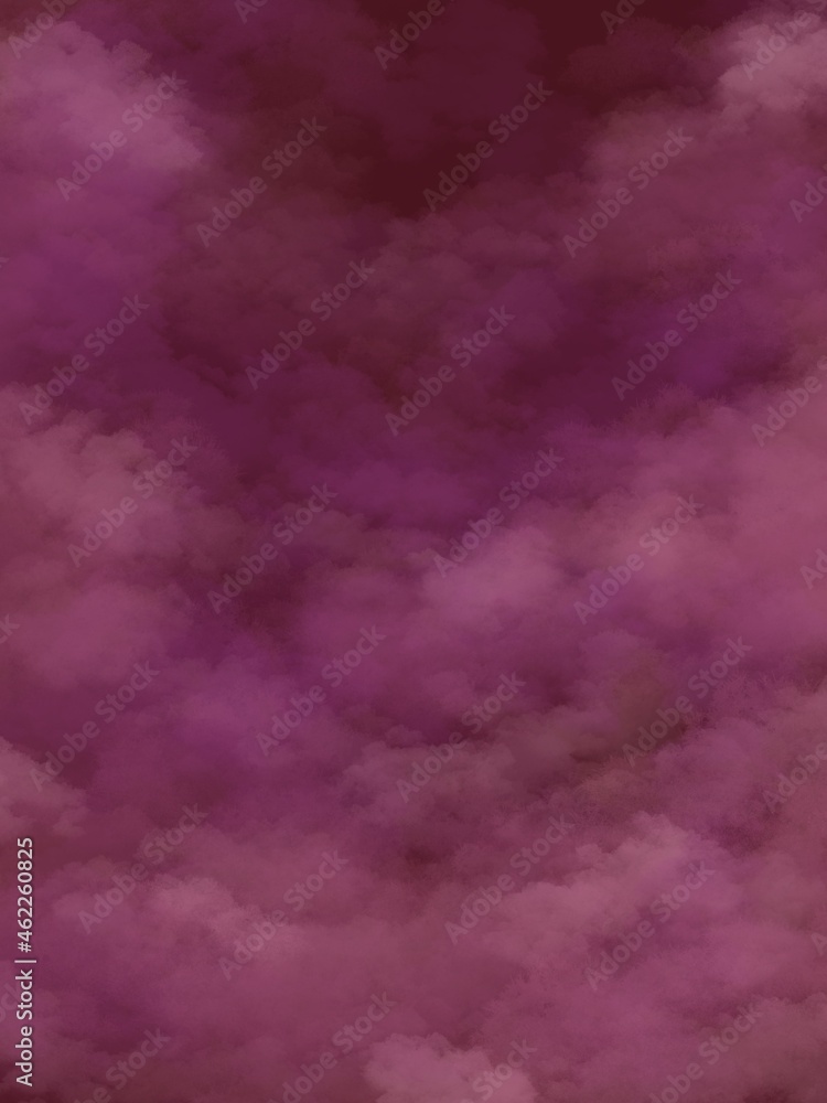 Abstract vertical delicate misty dark burgundy background, banner , cloud effect