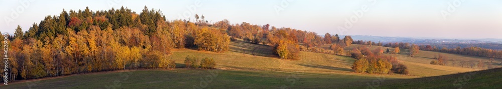 autumn scenery from Bohemian and Moravian highland autumn scenery from Bohemian and Moravian highland