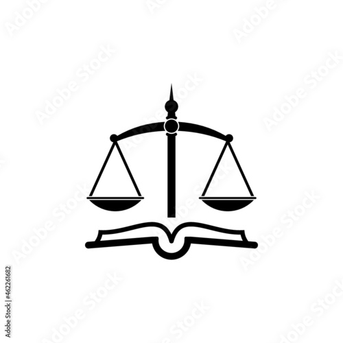 Law Book icon isolated on white background