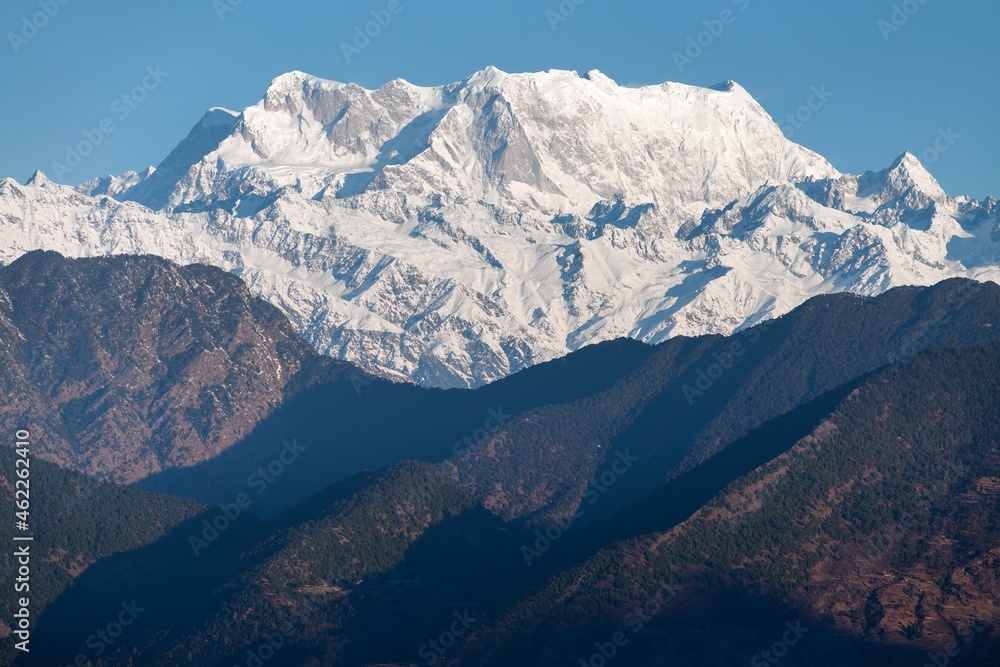 Mount Chaukhamba India Himalaya mountain