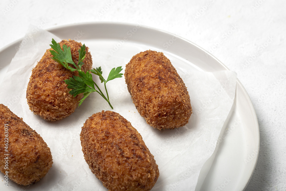 Homemade ham croquettes Homemade ham croquettes