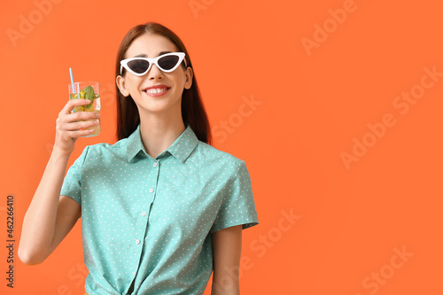 Beautiful young woman with ...