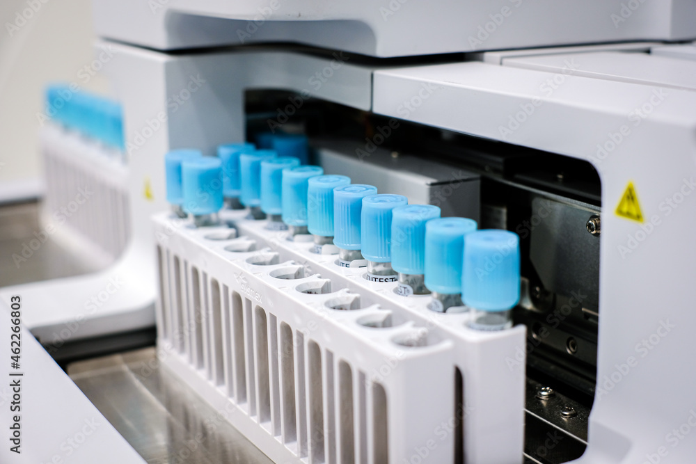 Testing for coronavirus Covid-19 in a lab. Medical screening and Covid tests production. Defocused Testing for coronavirus Covid-19 in a lab. Medical screening and Covid tests production. Defocused
