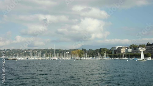 Yacht club on the Geneva lake