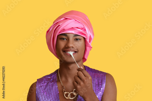 Glamorous African-American ...