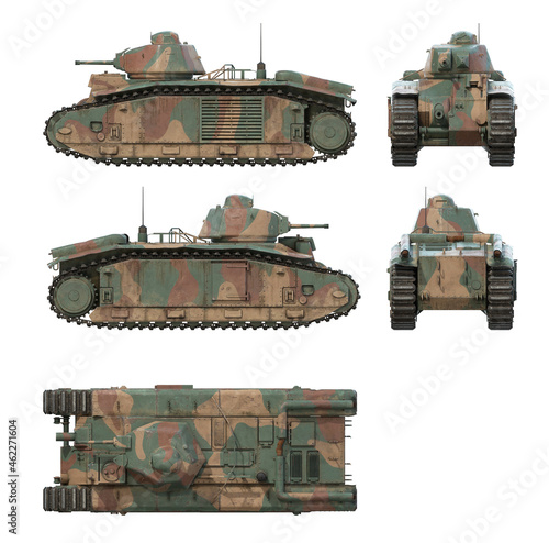 Char B1 - French tank of inter-war period photo