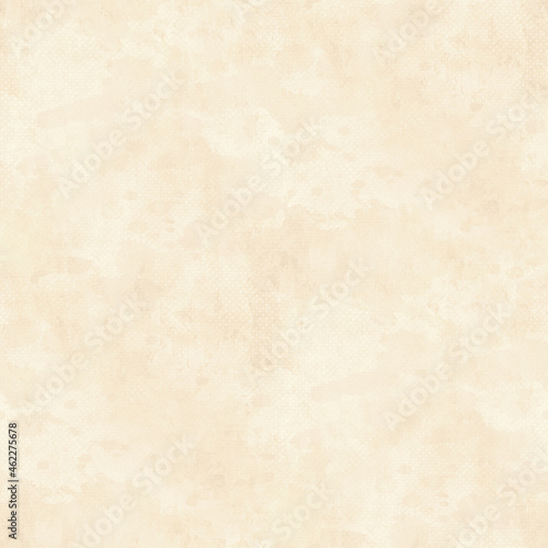 Creamy beige background with subtle stains pattern. Seamless kraft paper texture. 