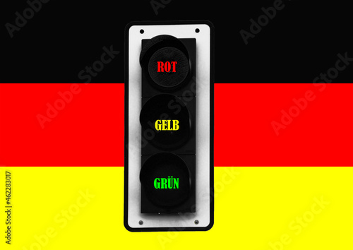 Deutschland Ampelkoalition Regierung Rot Gelb Grün Partei photo