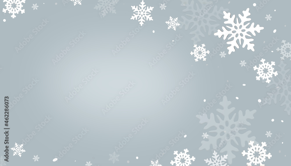 christmas background with snowflakes. Snowflake Background with Copy Space for Your Content christmas background with snowflakes. Snowflake Background with Copy Space for Your Content