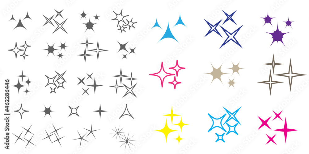 Black sparkles, glowing light effect stars. sparkles vector Black sparkles, glowing light effect stars. sparkles vector
