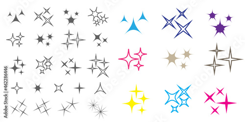 Black sparkles, glowing light effect stars. sparkles vector