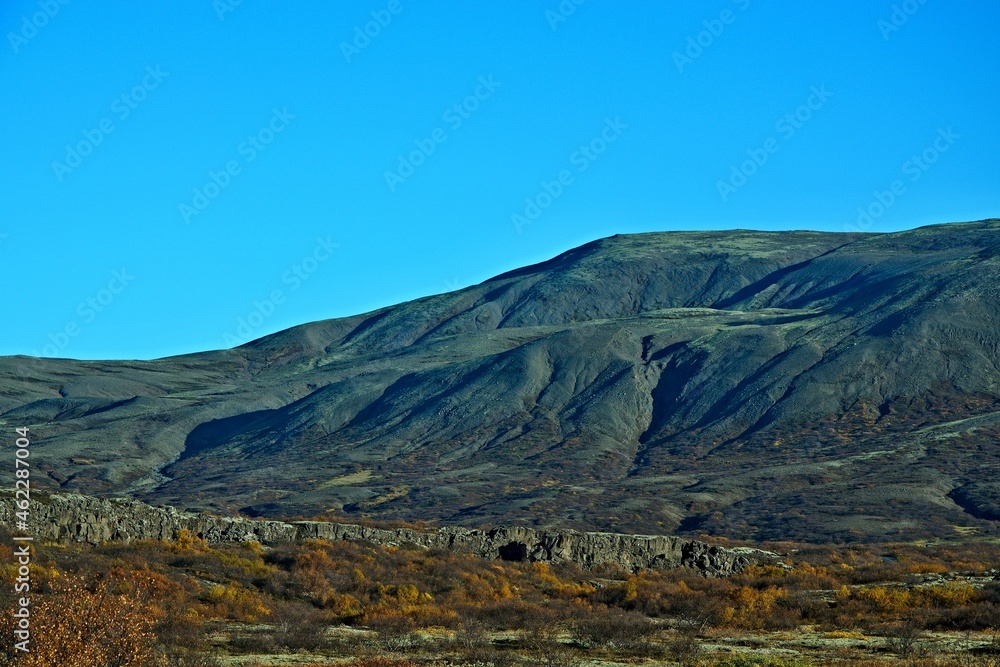 Iceland-view of valley in Thingvellir Nationalpark