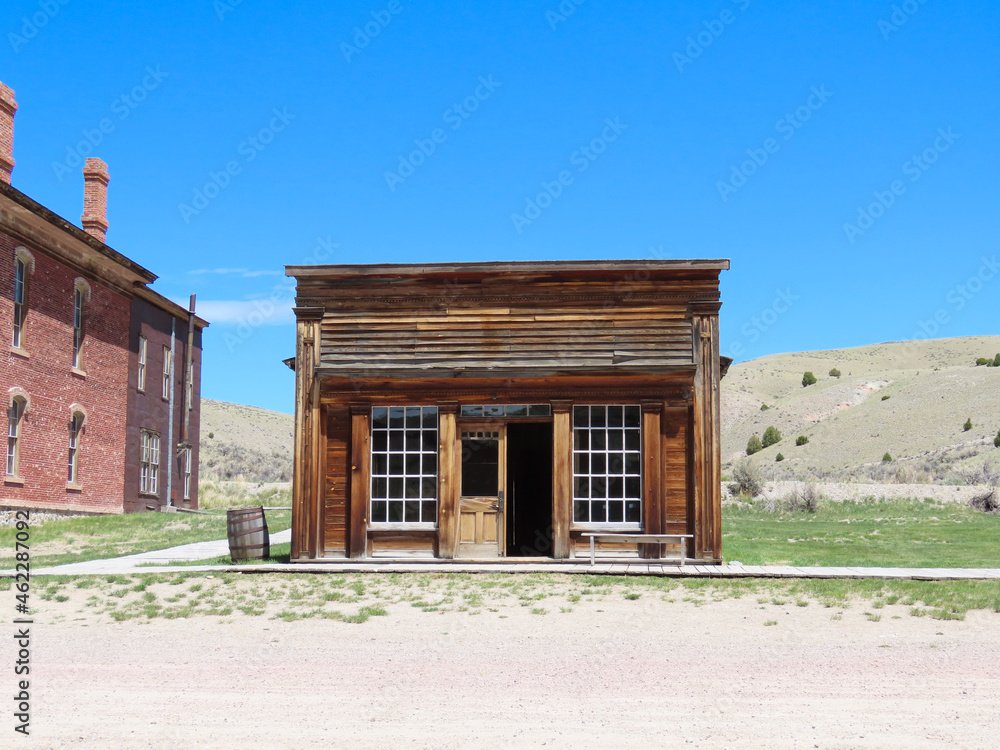 Abandoned buildings in Bannack State Park in Bannack, Montana. Abandoned buildings in Bannack State Park in Bannack, Montana.