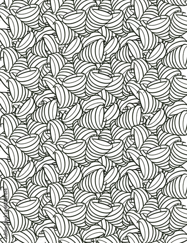 Repeat pattern background adult coloring page