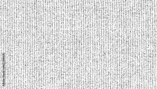 Vector fabric texture. Distressed texture of weaving fabric. Grunge background. Abstract halftone vector illustration. Overlay to create interesting effect and depth. Black isolated on white. EPS10.