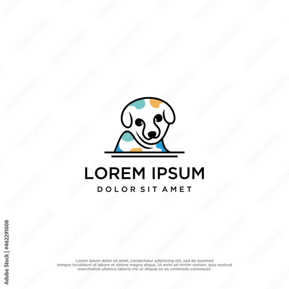Dog logo inspiration design tamplate
Dog logo inspiration design tamplate