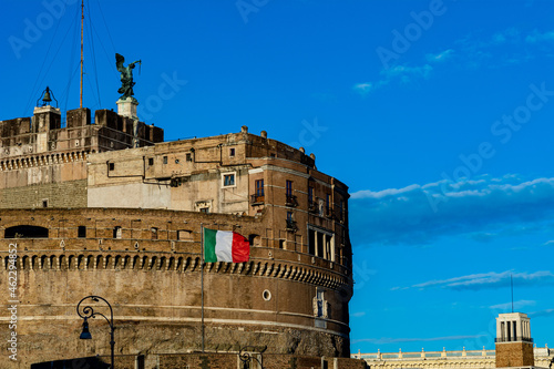 Obraz na płótnie castel san angelo city w salonie