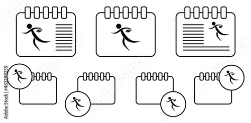 relay race icon. Elements of sportsman icon. Premium quality graphic design icon. Signs and symbols collection icon for websites, web design, mobile app on white background