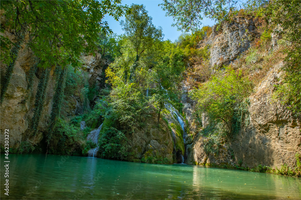 Photo taken at Hotnitsa waterfall