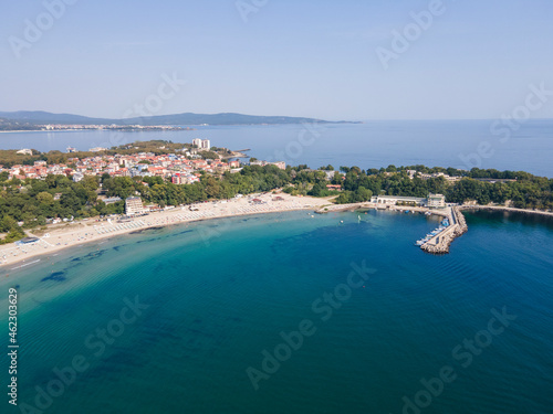 Aerial view of South Beach of town of Kiten, Bulgaria