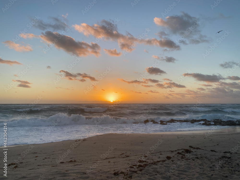 sunrise at the beach