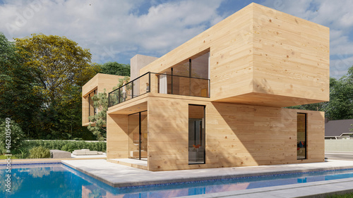Big contemporary villa in l...