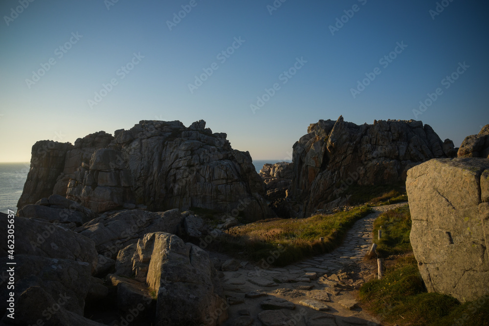 view on the gulf of plougrescant and his wild nature on brittany view on the gulf of plougrescant and his wild nature on brittany