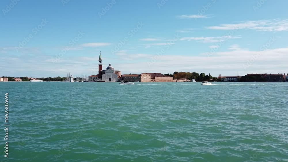 Venice, Italy - Historic buildings between the canals of the lagoon city Venice, Italy - Historic buildings between the canals of the lagoon city