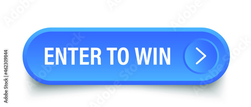 enter to win button. sticker. banner. rounded glass sign