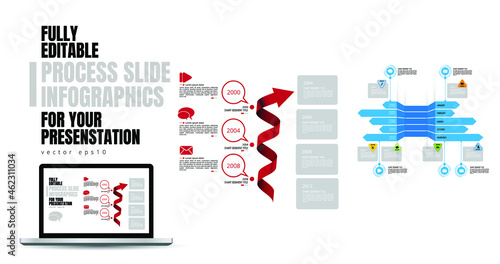 Infographic vector elements for business presentation